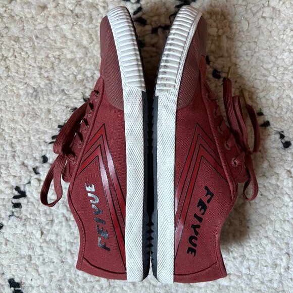 Feiyue Fo Le 1920 rosewood black gold canvas sneakers men's 10 / women's 12 - Picture 6 of 7